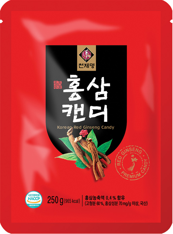 천제명 영양간식 홍삼캔디 250g x 5개 세트
